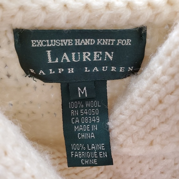 Ralph Lauren Hand knitted wool sweater - Picture 2 of 5